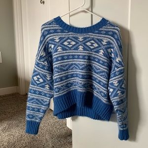 AEO crop knit sweater